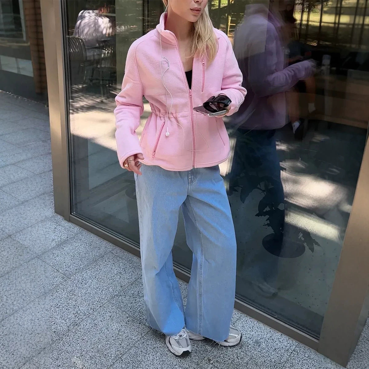 Gilet femme avec cordon de serrage - Décontracté et léger