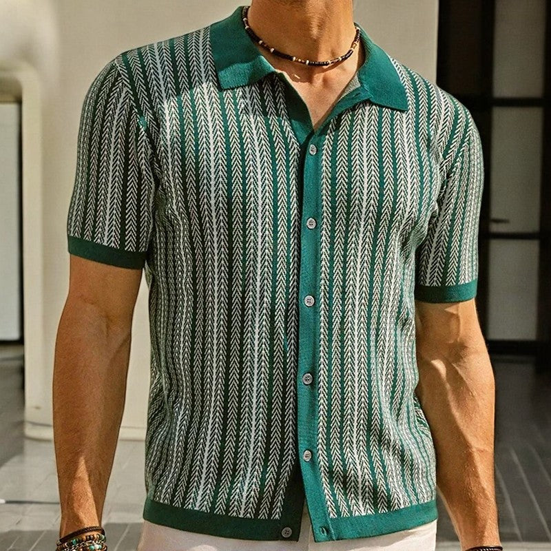 Camicia da Uomo con bottoni – Colletto classico, stile smart casual