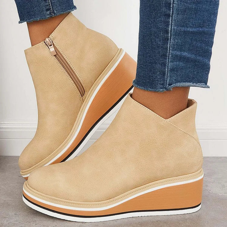 Stivali donna stile lusso in suede - Caldi ed eleganti