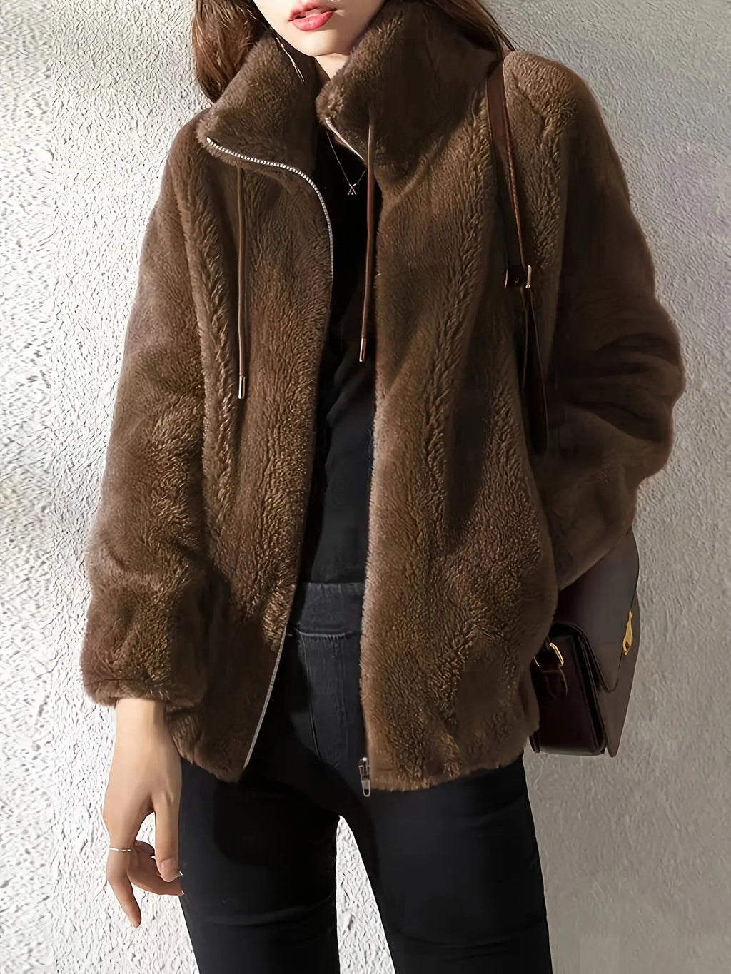 Giacca Donna in Morbido Pile – Stile Casual Caldo per Tutti i Giorni