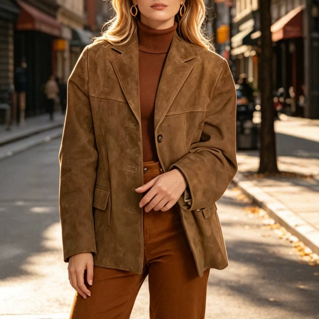 Cappotto donna retro con tasche - Ampio ed elegante
