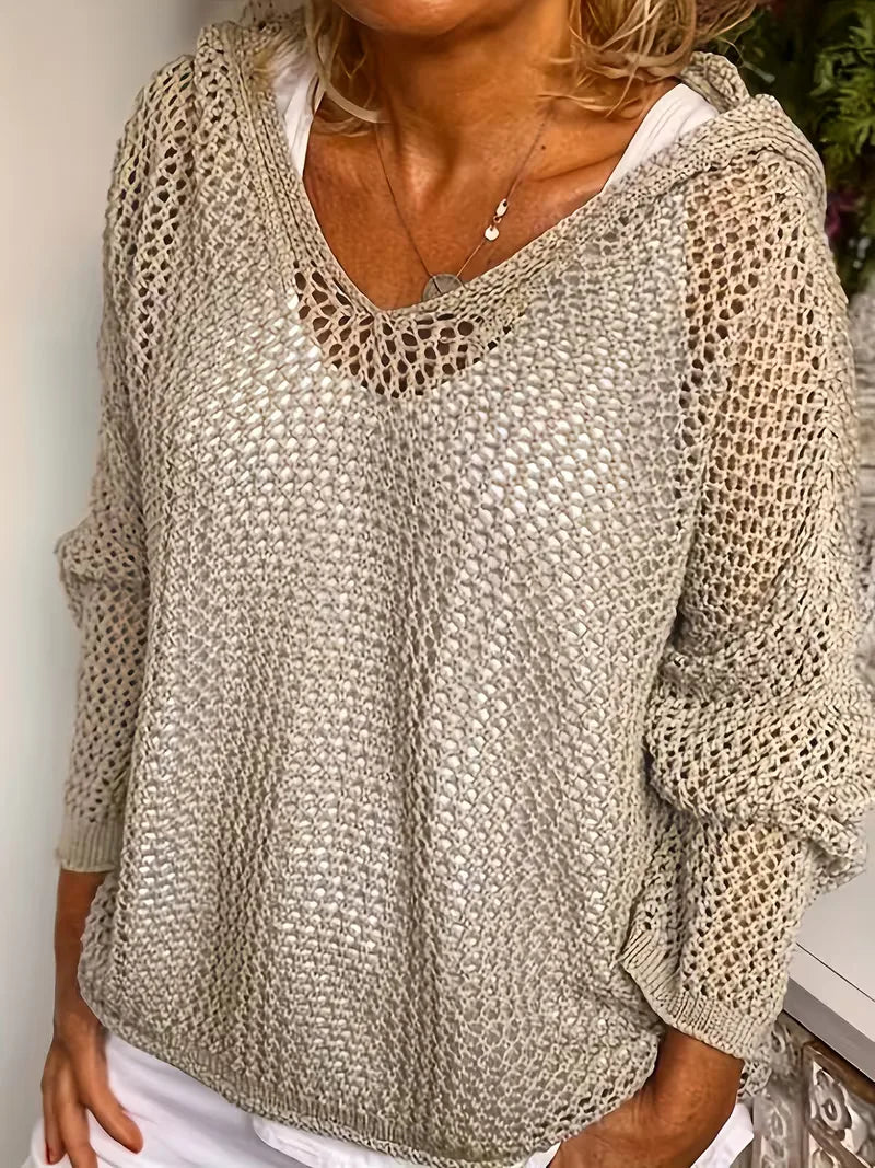 Hoodie oversize femme à capuche - Doux et décontracté