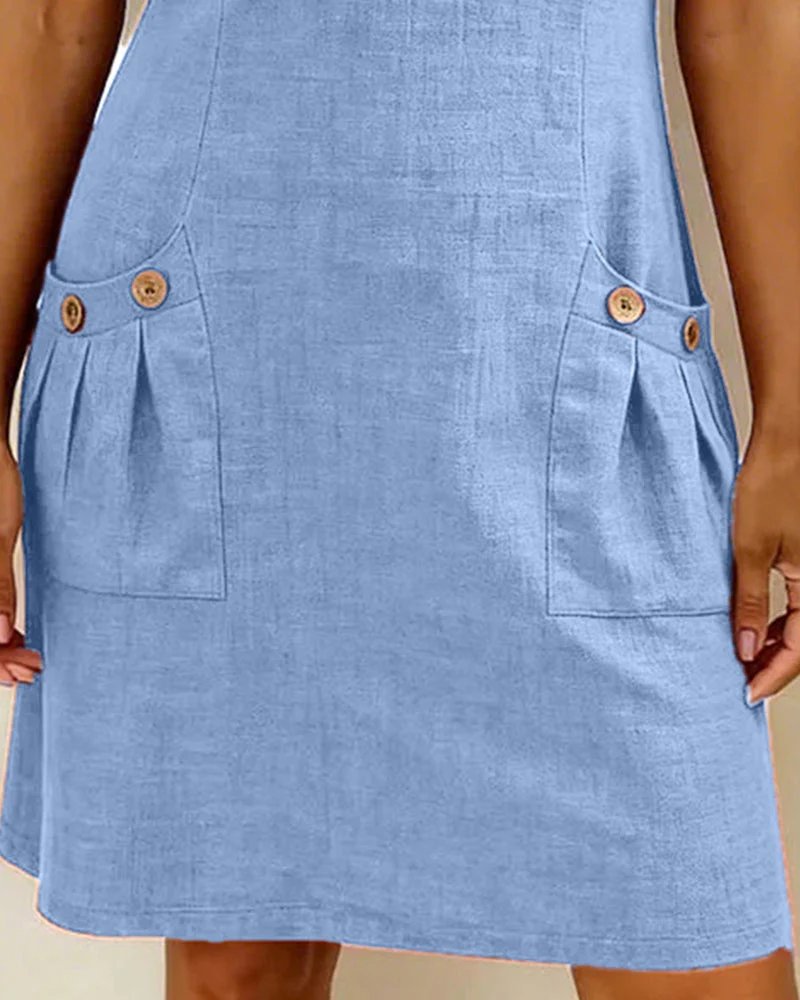 Abito da donna linea A a maniche corte - Pratico ed elegante