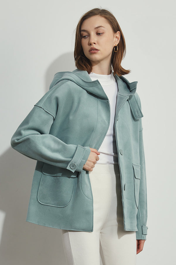 Surchemise imperméable pour femme avec boutons - Pratique et décontractée
