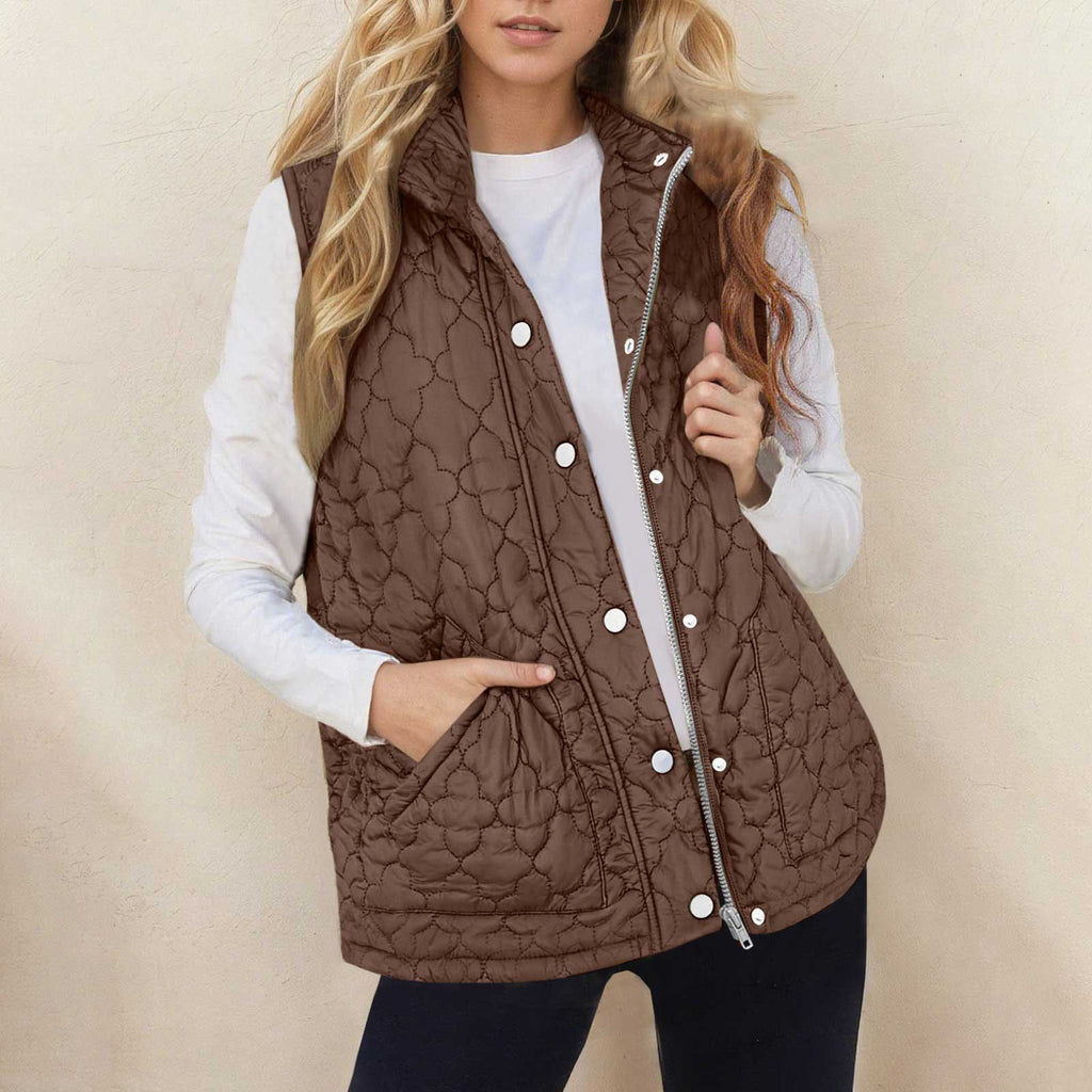 Gilet matelassé femme sans manches - Chaud et pratique