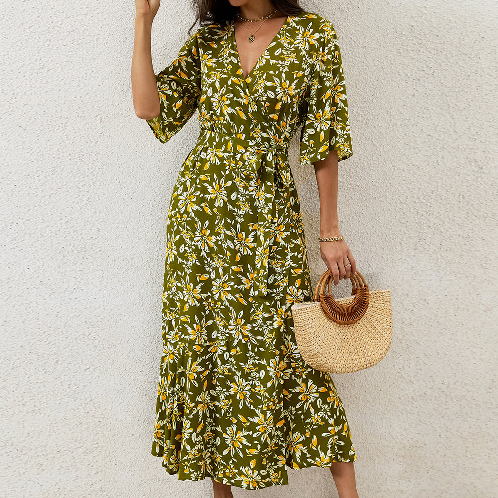 Abito donna aderente con mezze maniche e spalline - Elegante e valorizzante