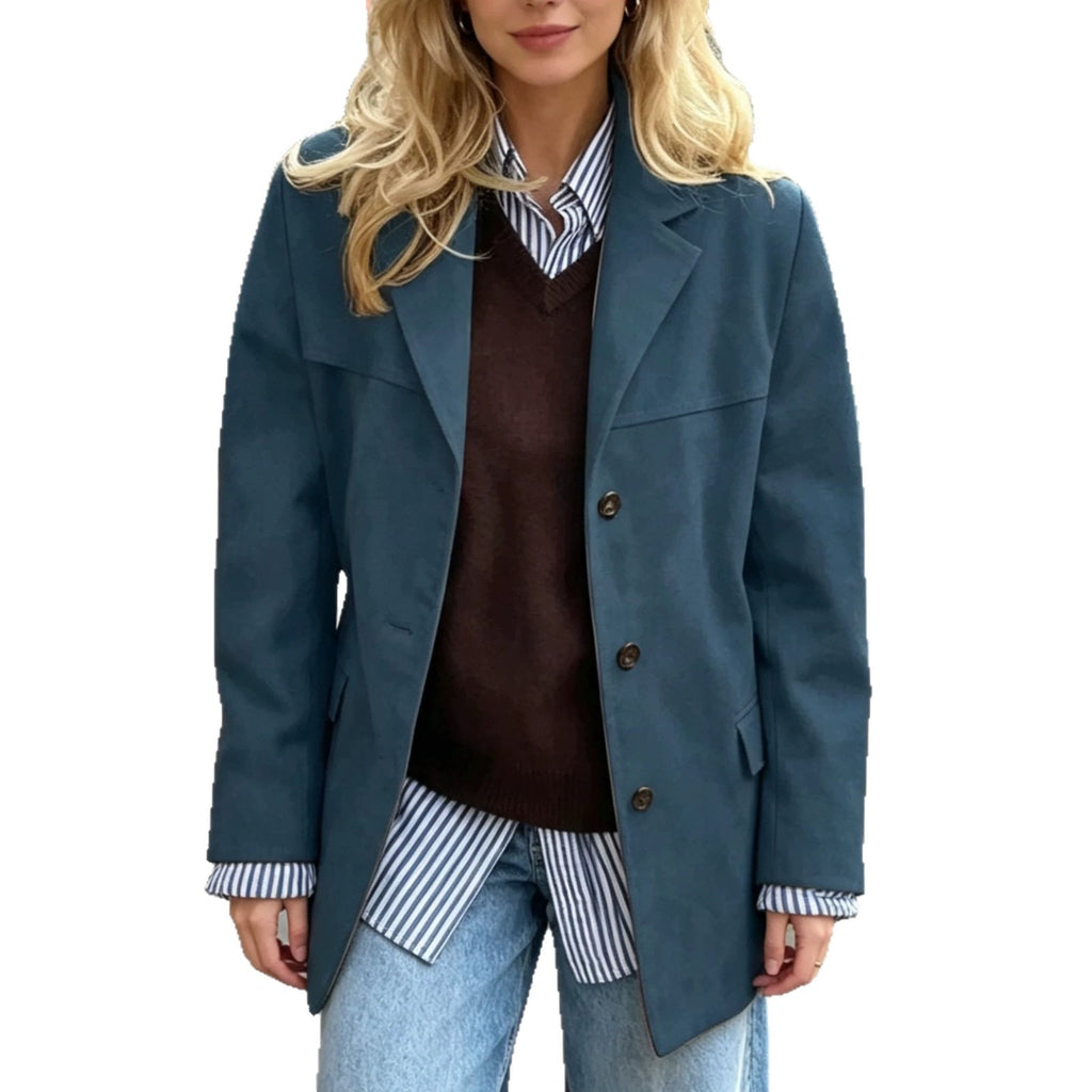 Cappotto donna retro con tasche - Ampio ed elegante