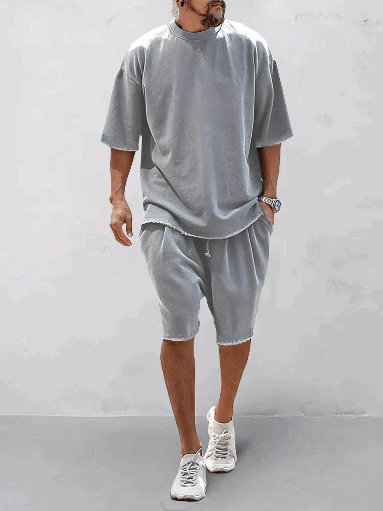 Completo estivo da uomo leggero – Tuta casual comoda e moderna