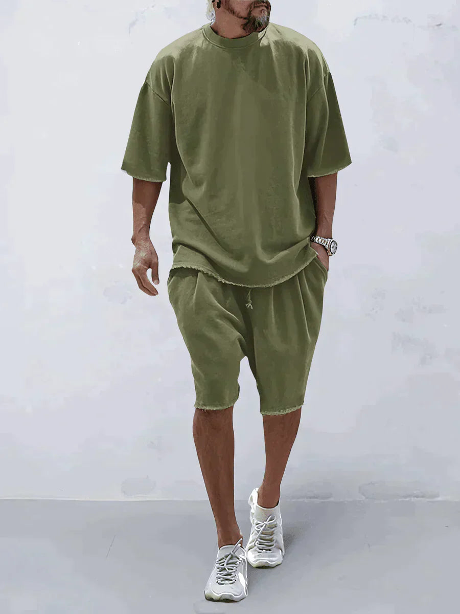 Completo estivo da uomo leggero – Tuta casual comoda e moderna
