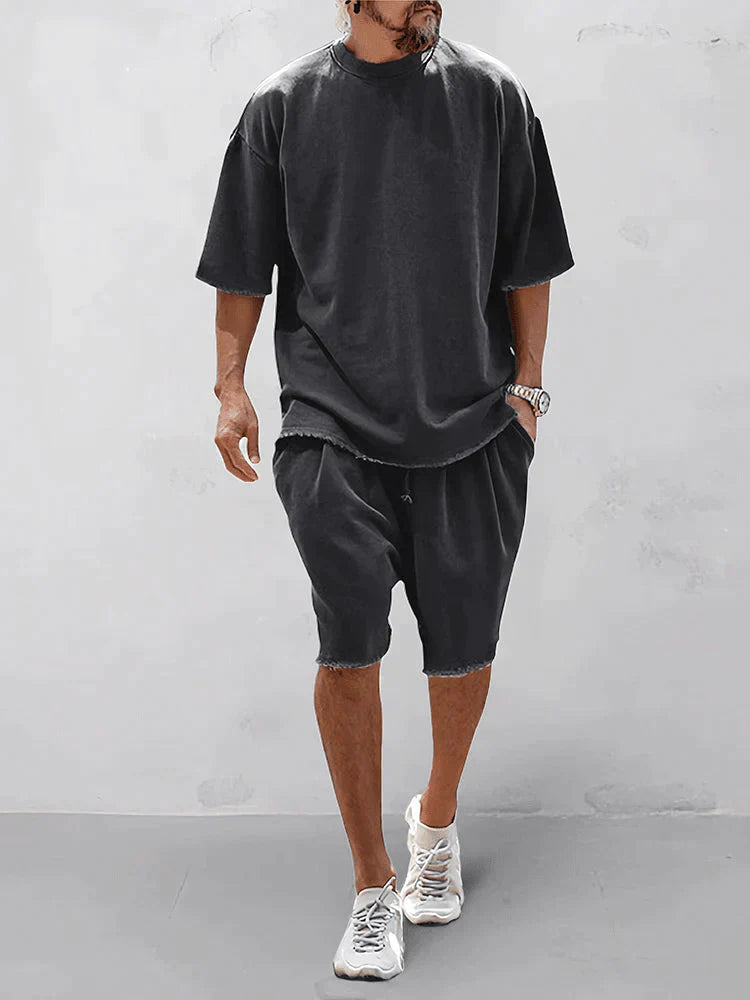 Completo estivo da uomo leggero – Tuta casual comoda e moderna
