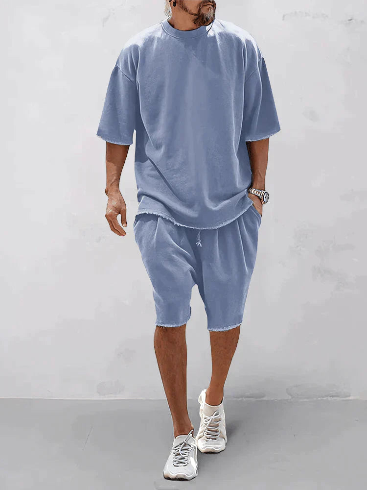 Completo estivo da uomo leggero – Tuta casual comoda e moderna