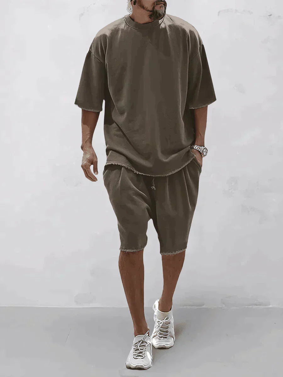 Completo estivo da uomo leggero – Tuta casual comoda e moderna