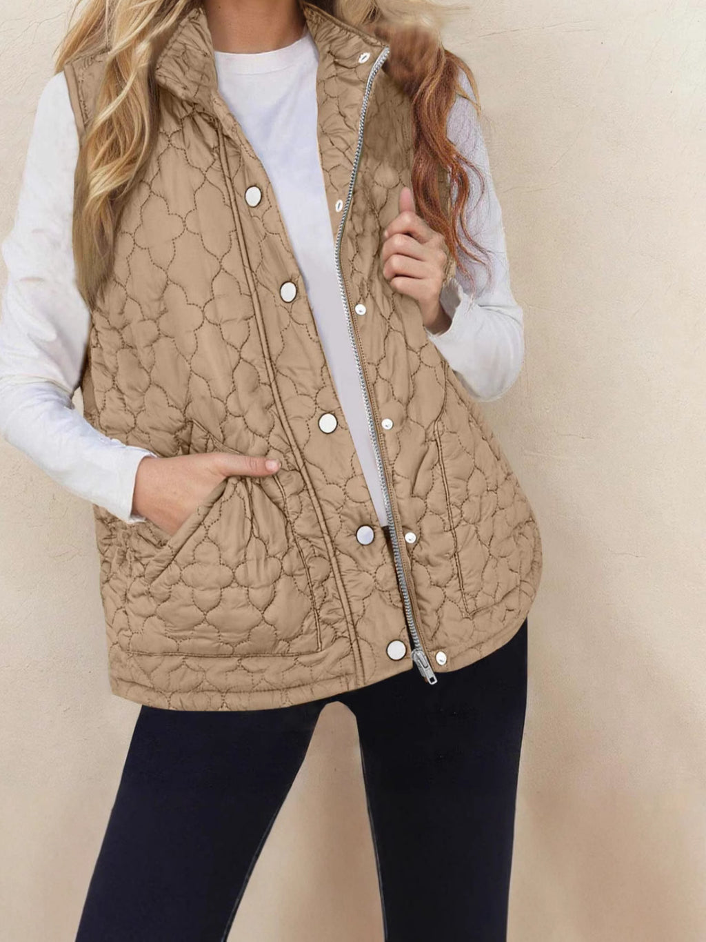 Gilet matelassé femme sans manches - Chaud et pratique