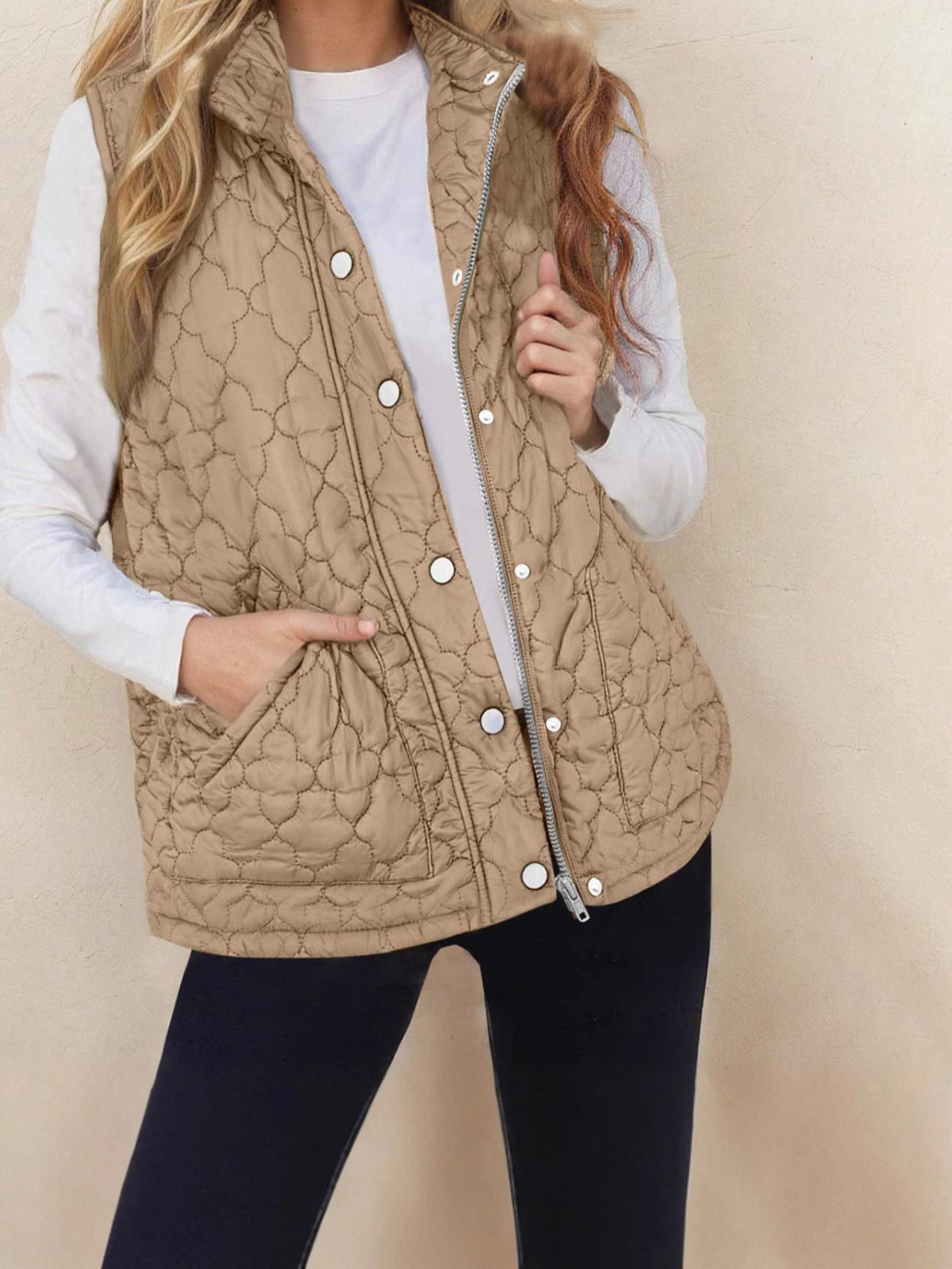 Gilet matelassé femme sans manches - Chaud et pratique