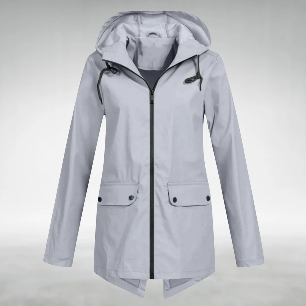 Elegante giacca impermeabile da donna
