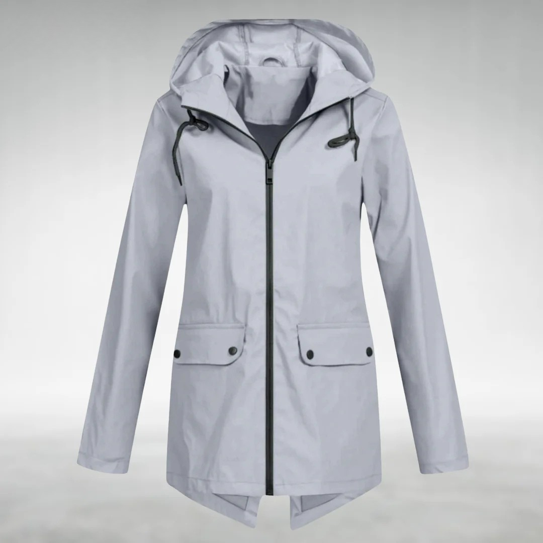 Elegante giacca impermeabile da donna