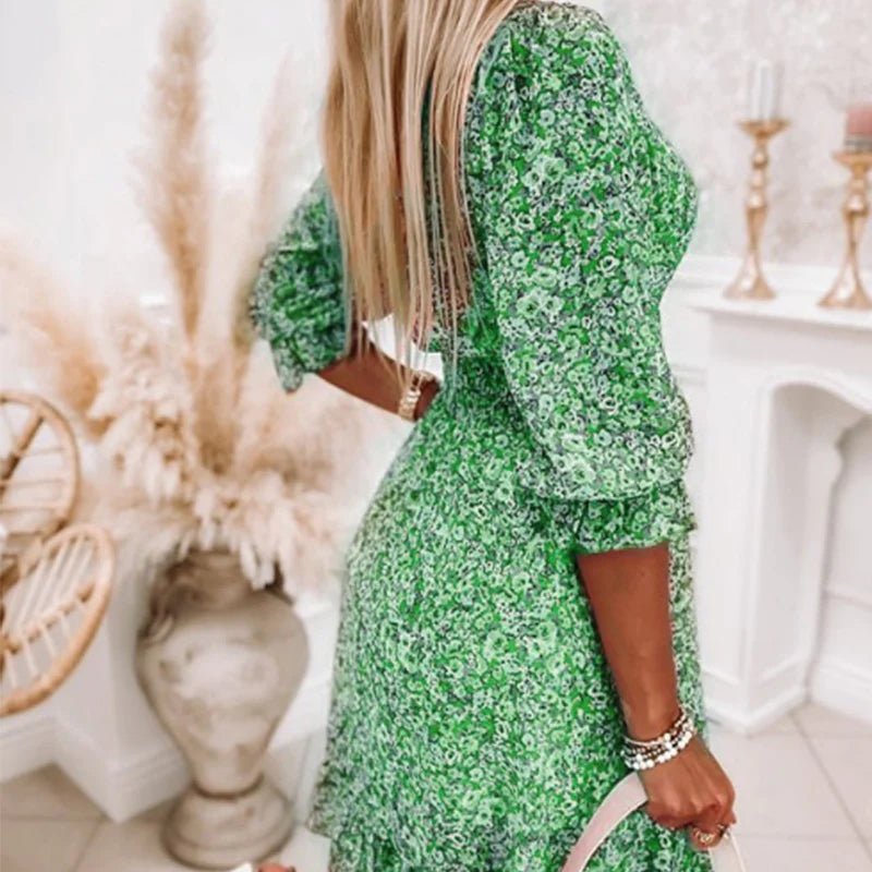 Abito floreale elegante da donna – Stile casual e alla moda per feste estive