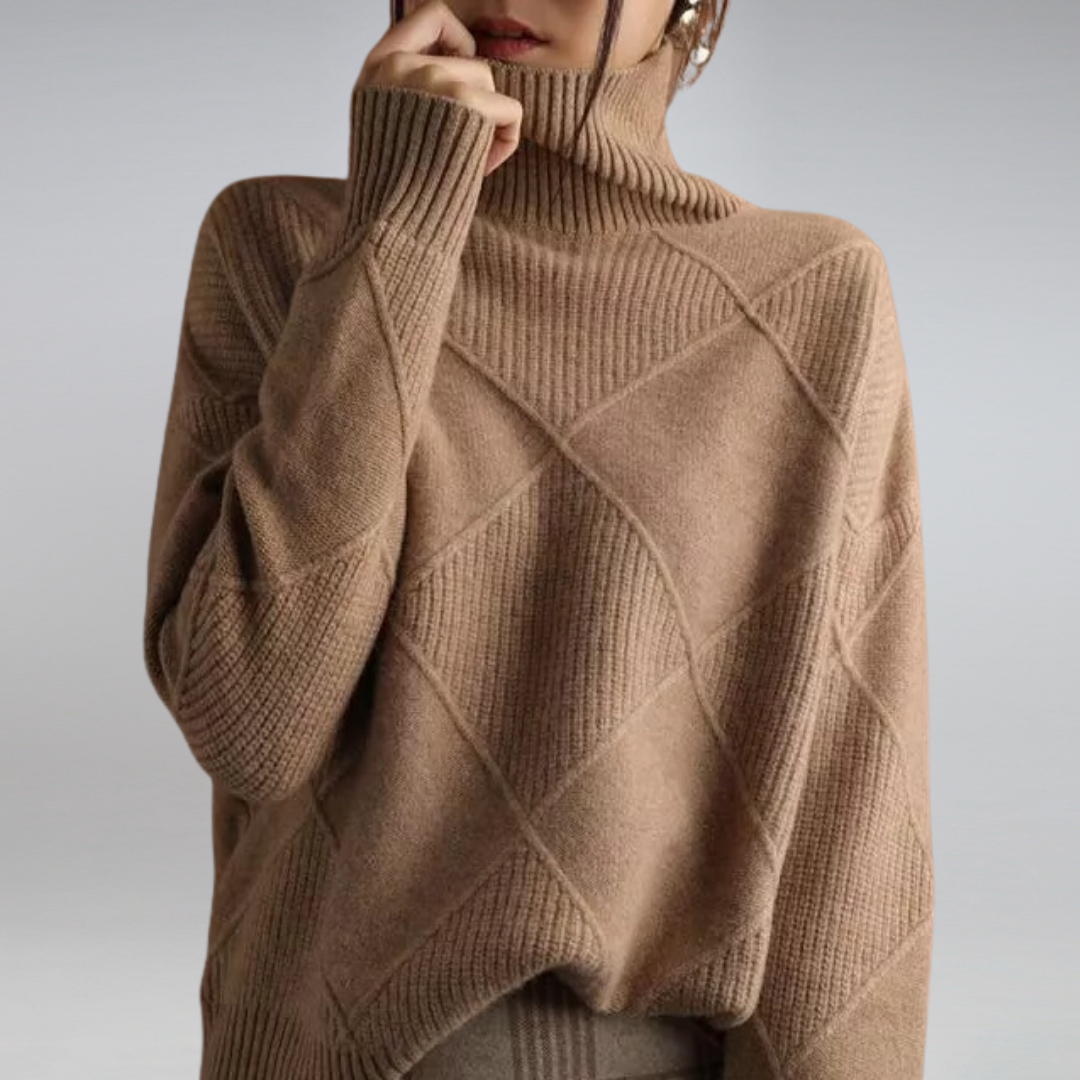 Maglione dolcevita caldo da donna