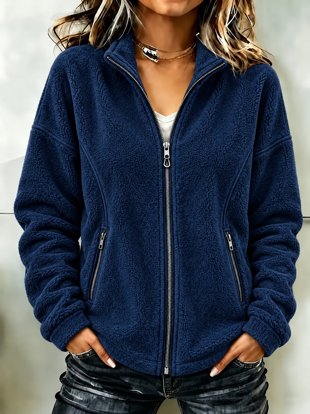 Cardigan pour femme à manches longues et coupe ample – Fluide et élégant
