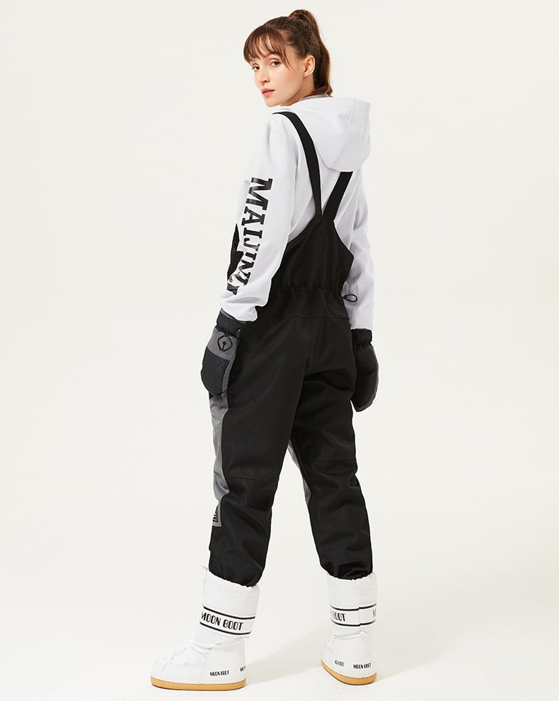 Pantaloni da sci unisex isolati – Pantaloni invernali resistenti all'abrasione per la neve