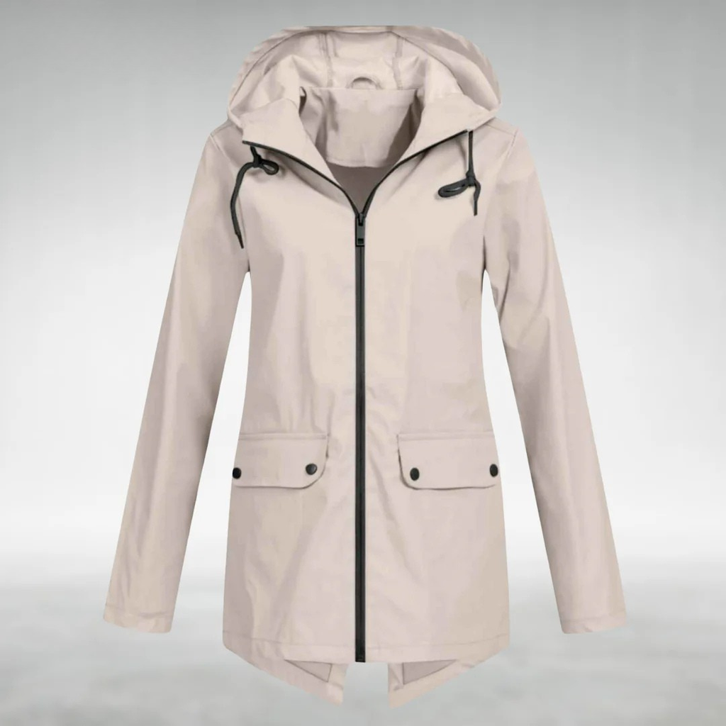 Elegante giacca impermeabile da donna