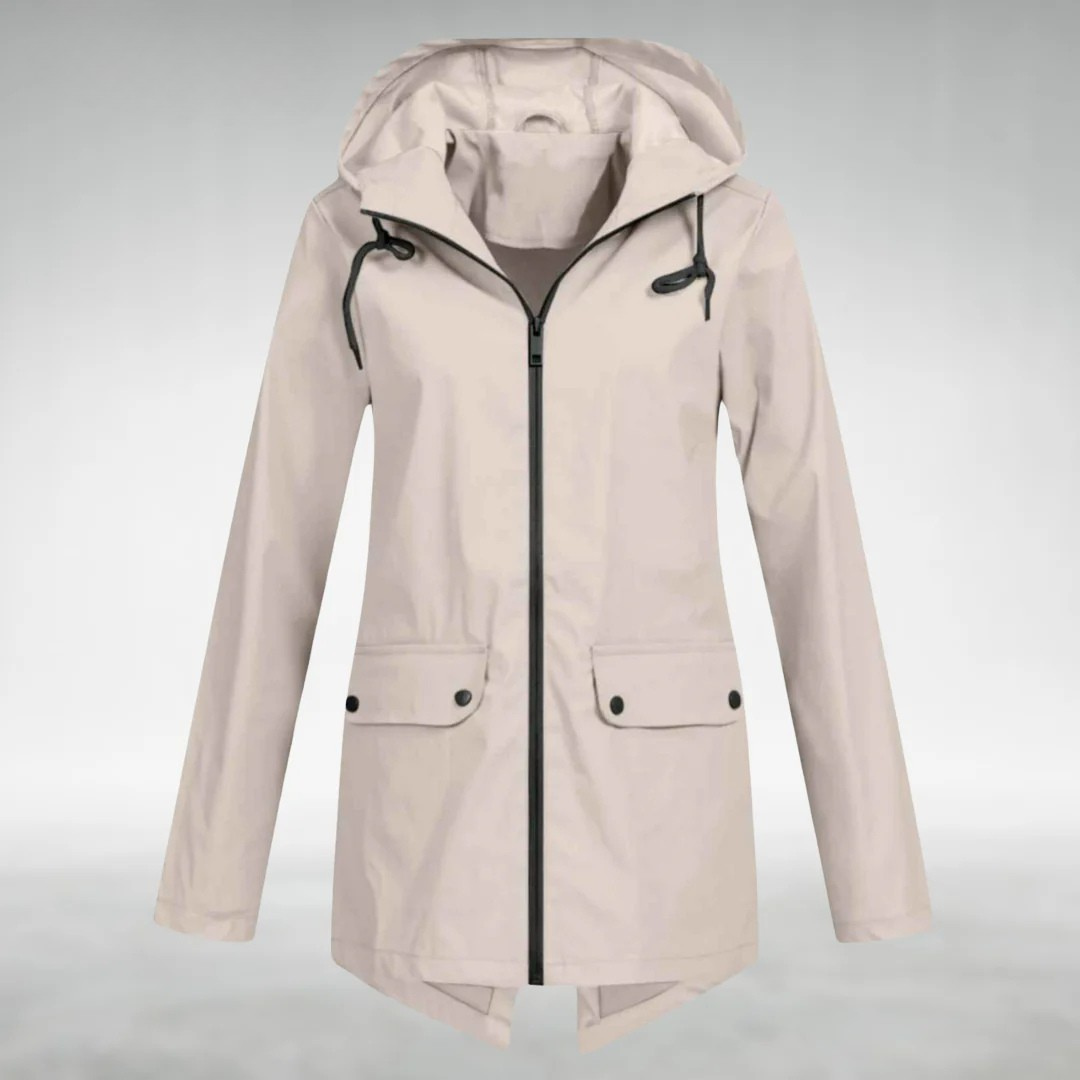 Elegante giacca impermeabile da donna