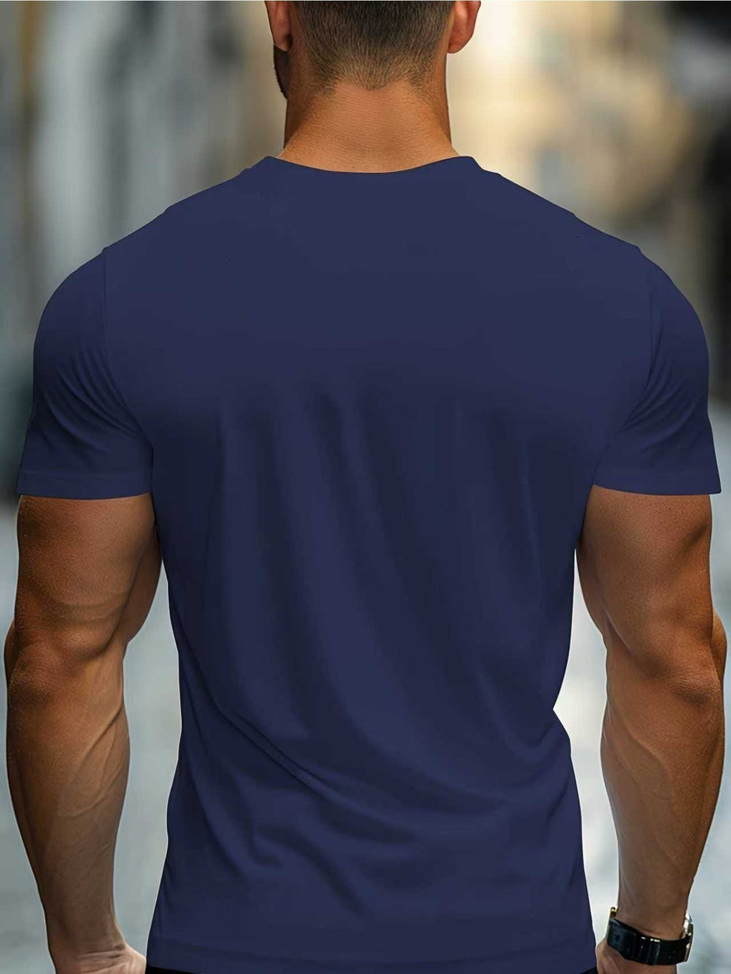 T-shirt uomo girocollo a maniche corte - Casual e versatile
