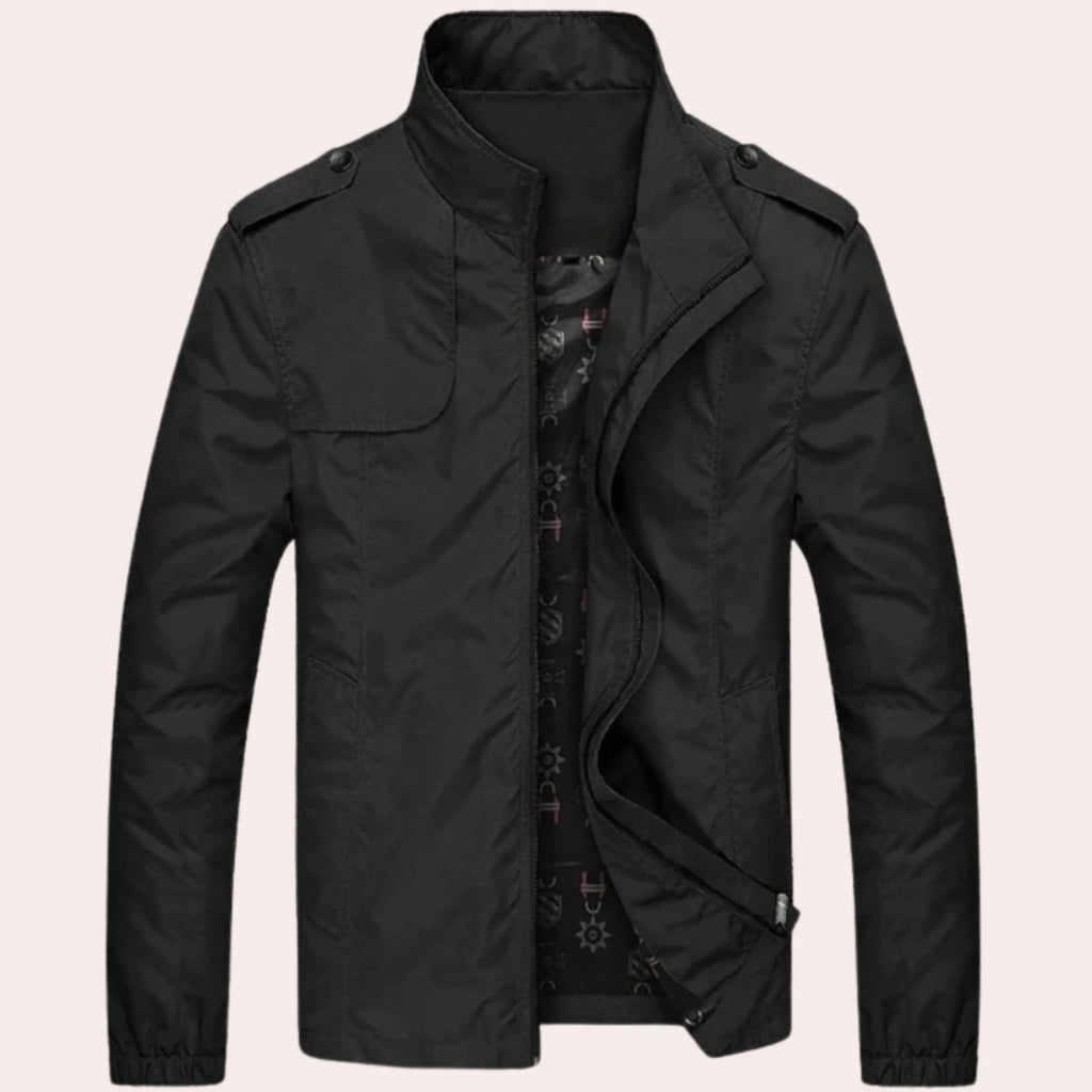 Giacca antivento con cerniera da uomo – Giacca leggera e casual