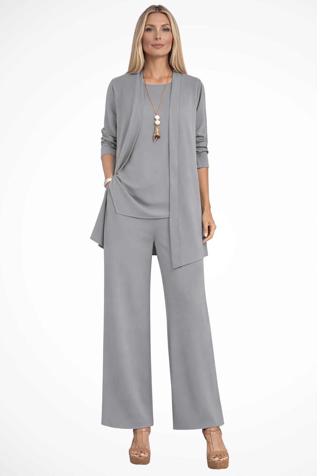 Completo elegante da donna a tre pezzi – Stile sofisticato e chic per occasioni formali e di lavoro