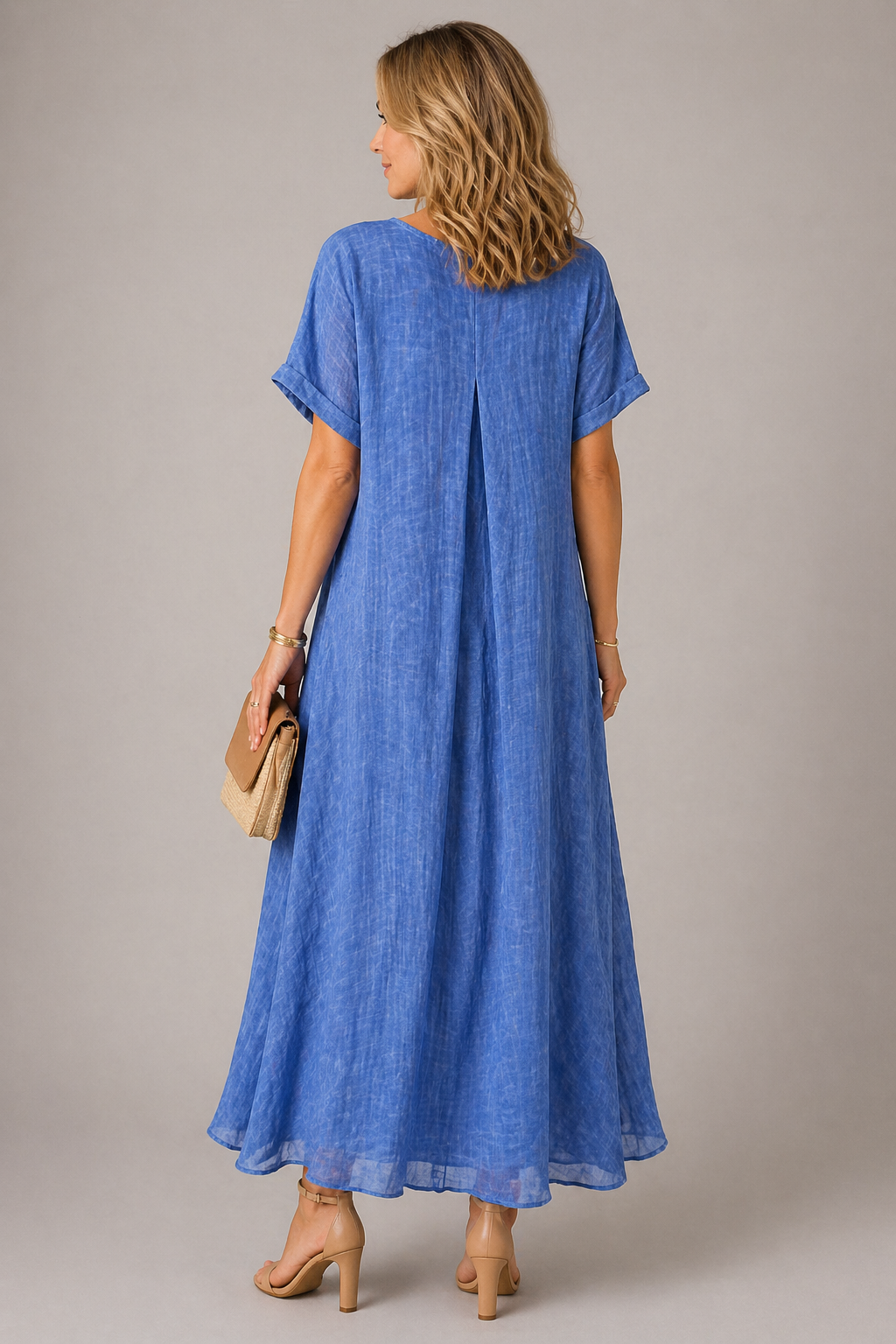 Abito da donna casual con scollo a V - Fluido e confortevole