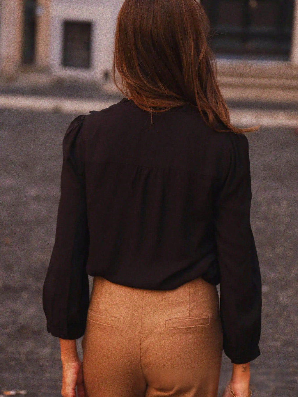 Top donna con inserto in pizzo - Semplice e femminile