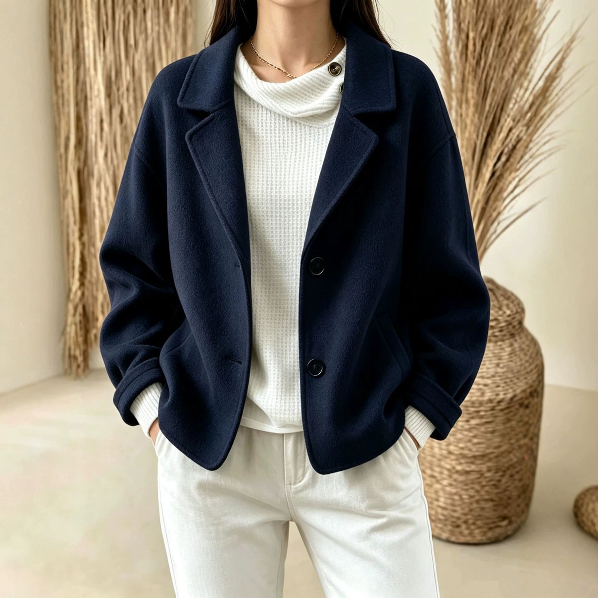 Tailleur slim pour femme à deux boutons - Minimaliste et chic