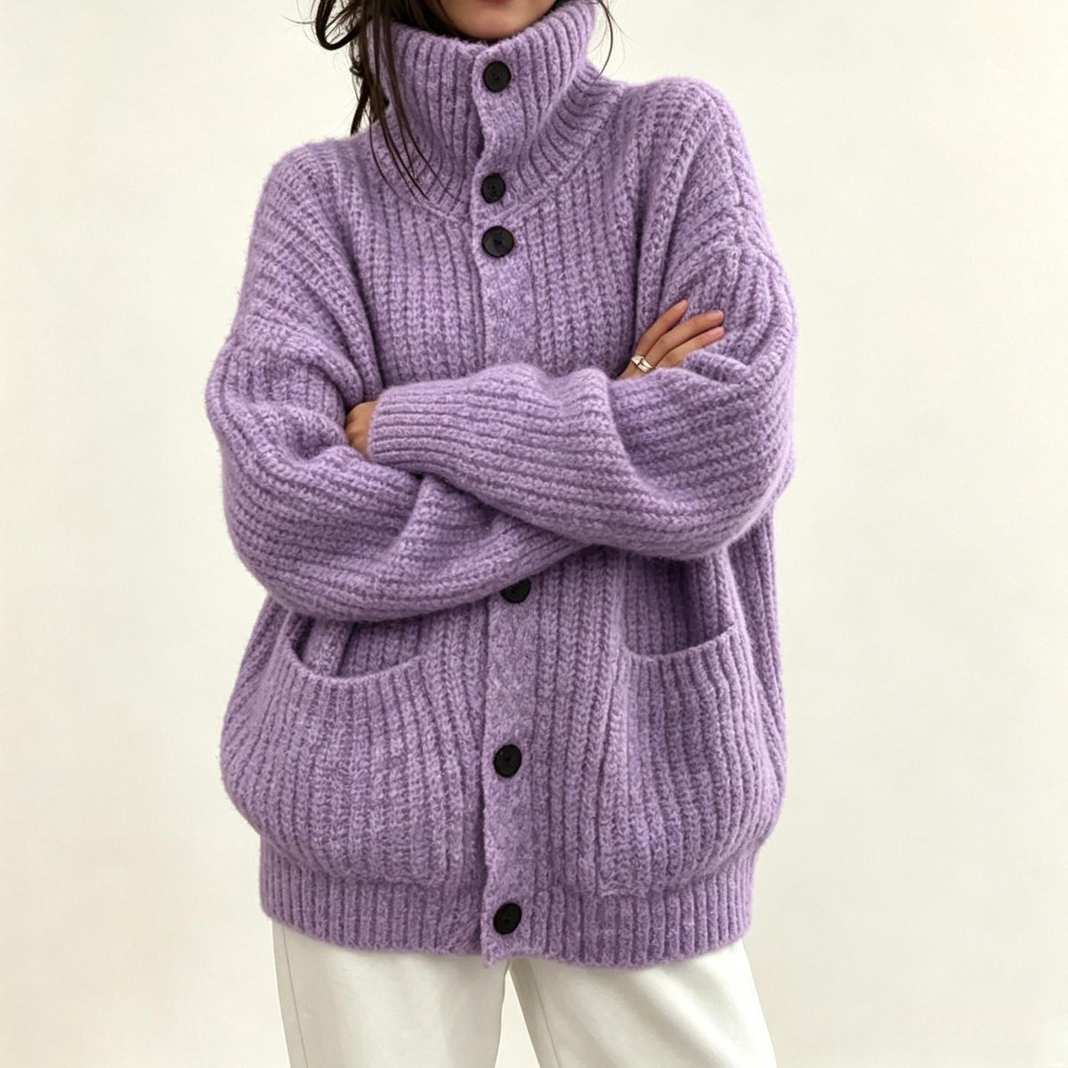 Cardigan donna autunno inverno - Caldo e morbido