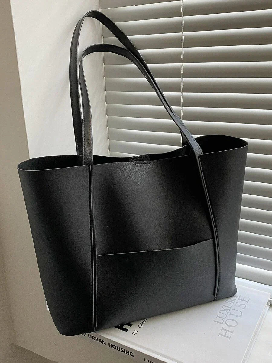 Borsa tote in pelle di lusso per donna - Borsa grande ed elegante per tutti i giorni