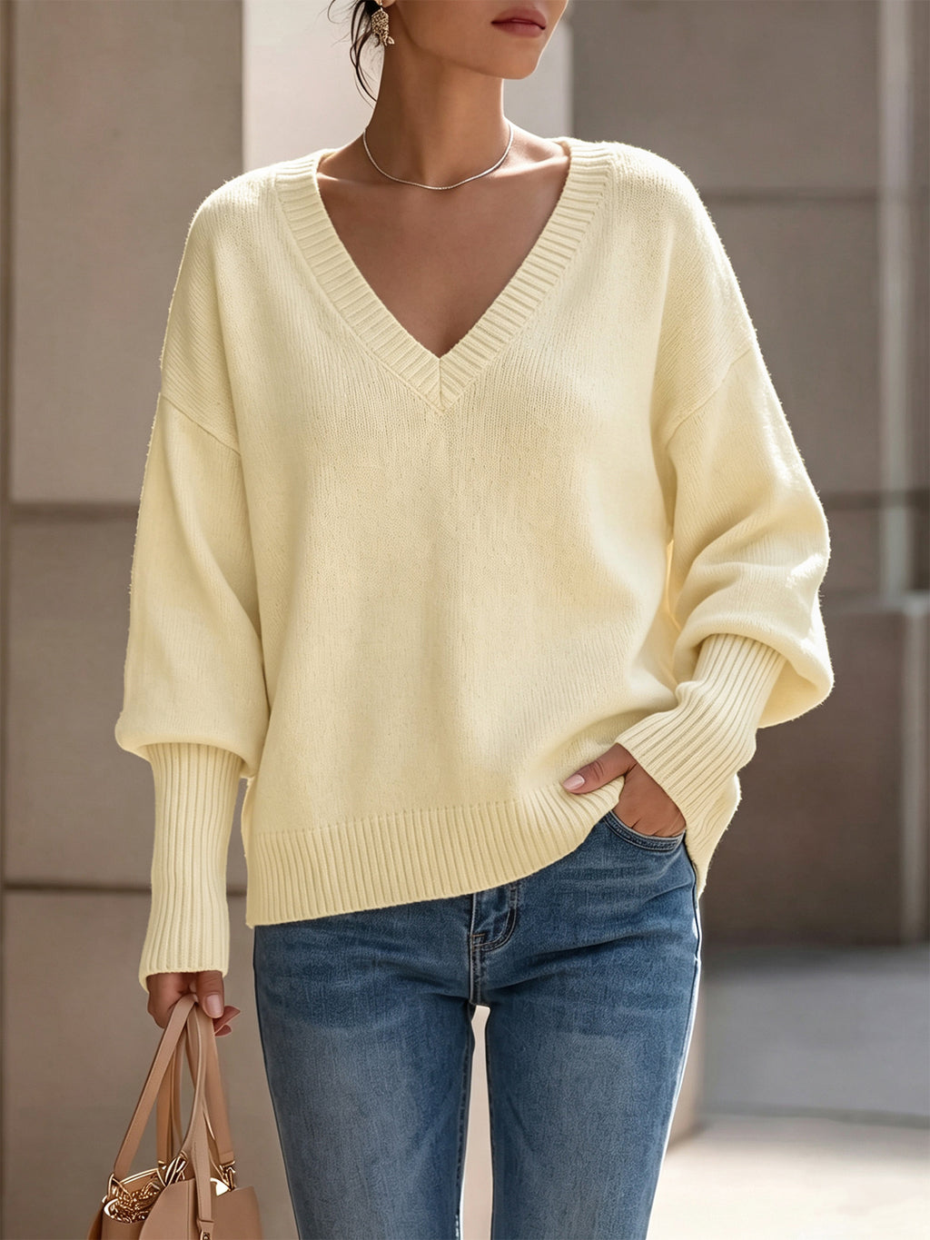 Maglione dolcevita donna in maglia - Morbido ed elegante
