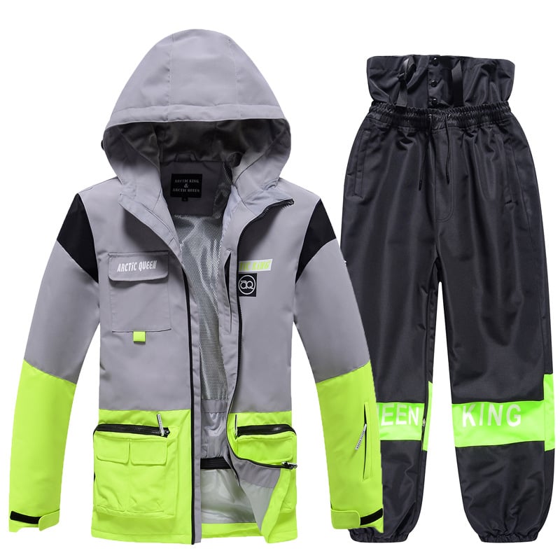 Completo da sci invernale unisex – Tuta da neve traspirante e isolante in due pezzi