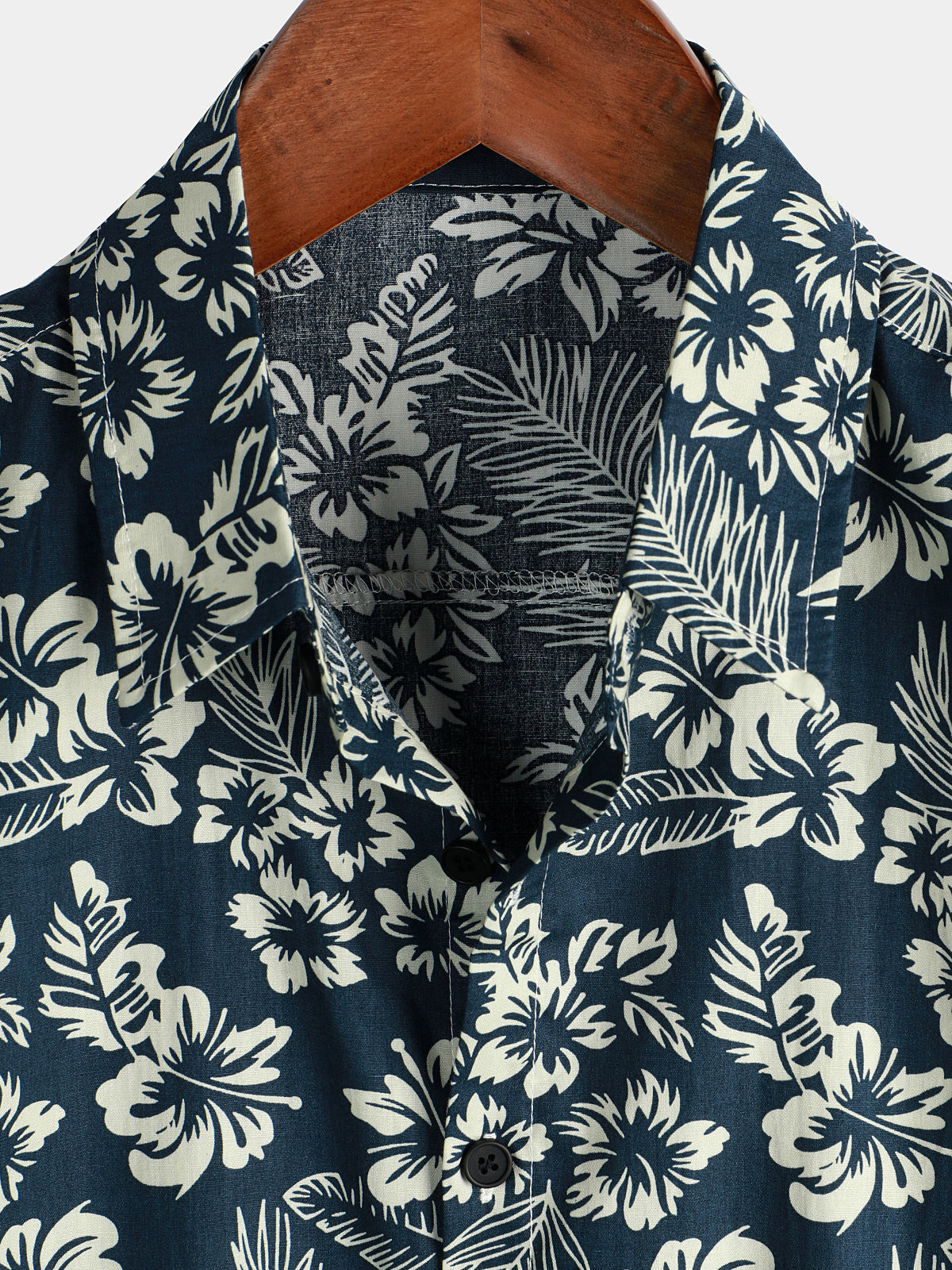 Camicia hawaiana in cotone a maniche corte da uomo