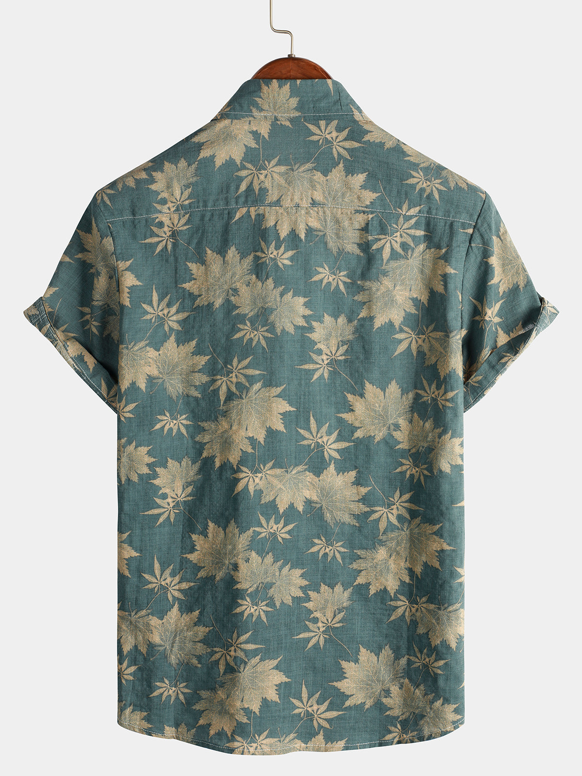 Camicia hawaiana in cotone a maniche corte da uomo