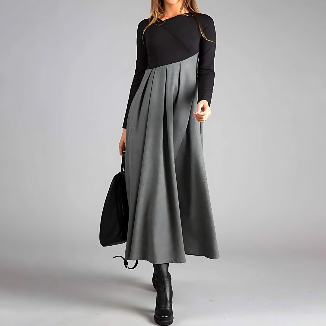 Abito Elegante – Contrasto Moderno per uno Stile Senza Sforzo
