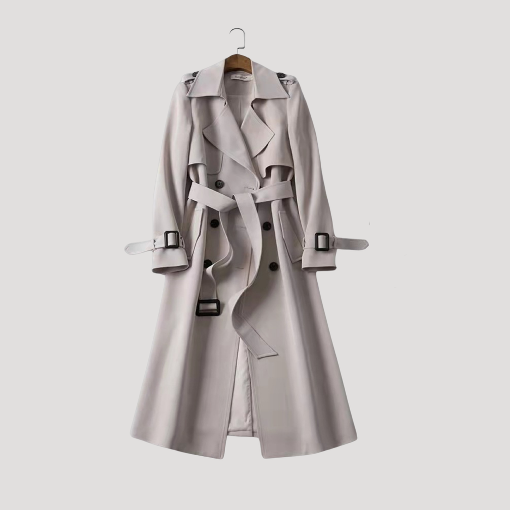 Trench Donna Doppiopetto con Cintura – Stile Elegante Intramontabile