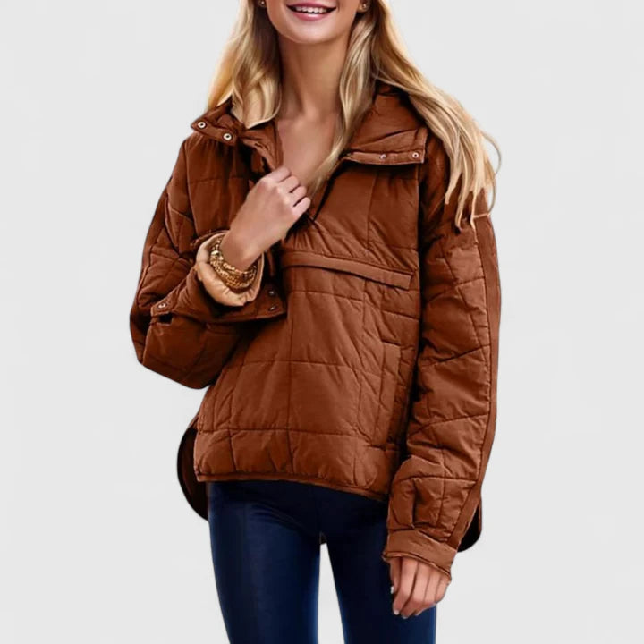 Giacca impermeabile oversize da donna