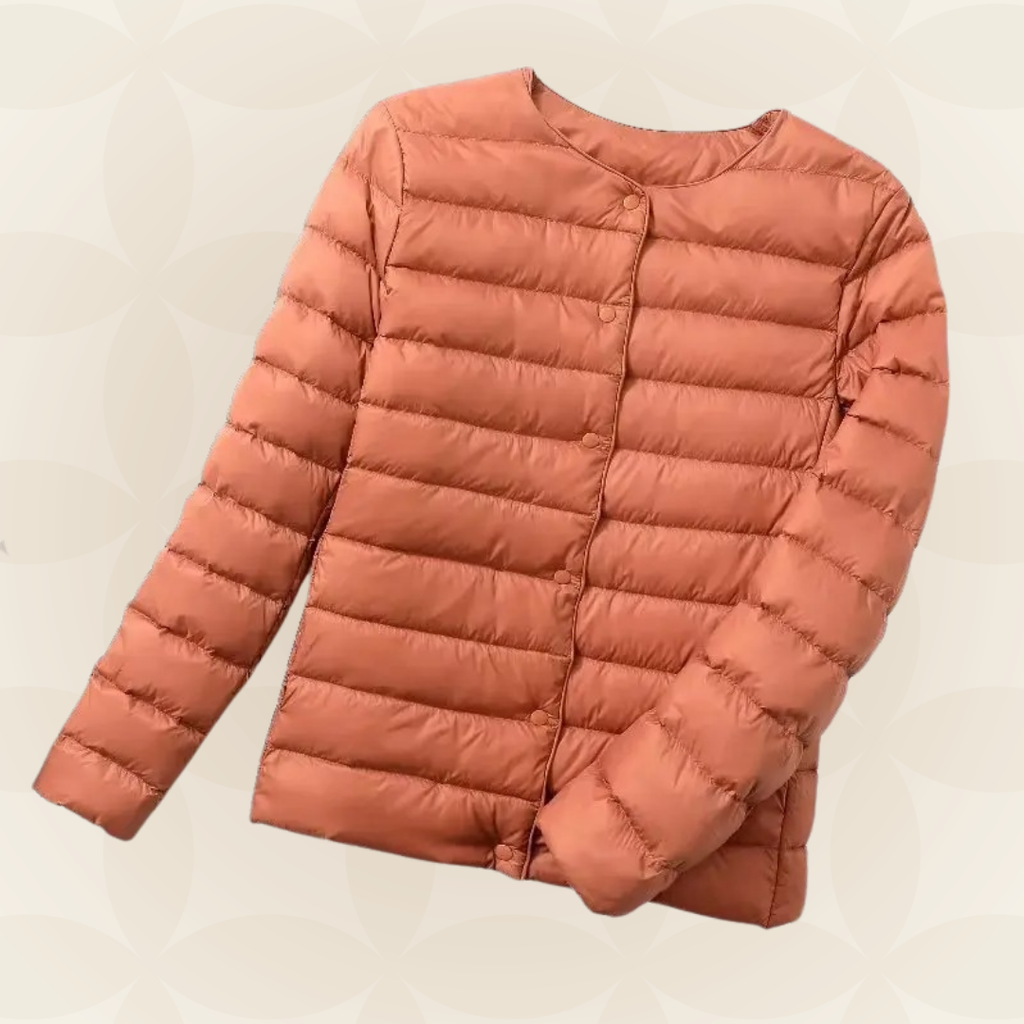 Giacca Donna Imbottita Mezza Stagione - Stile Leggero Comodo e Caldo.