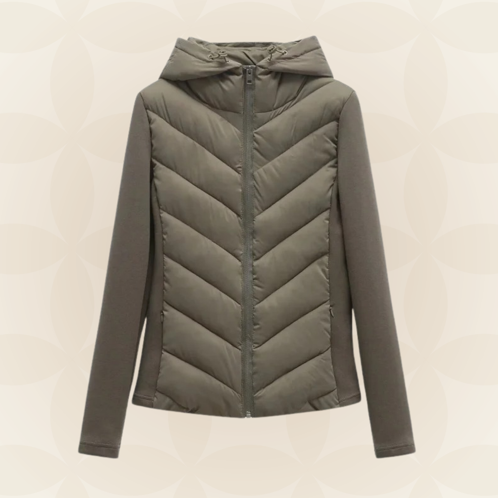 Veste femme de mi-saison à motif – Style chic, original et chaud.