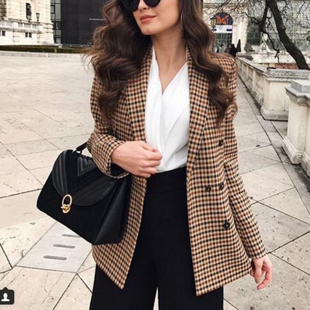 Blazer til kvinder med lange ærmer – Chic og moderne