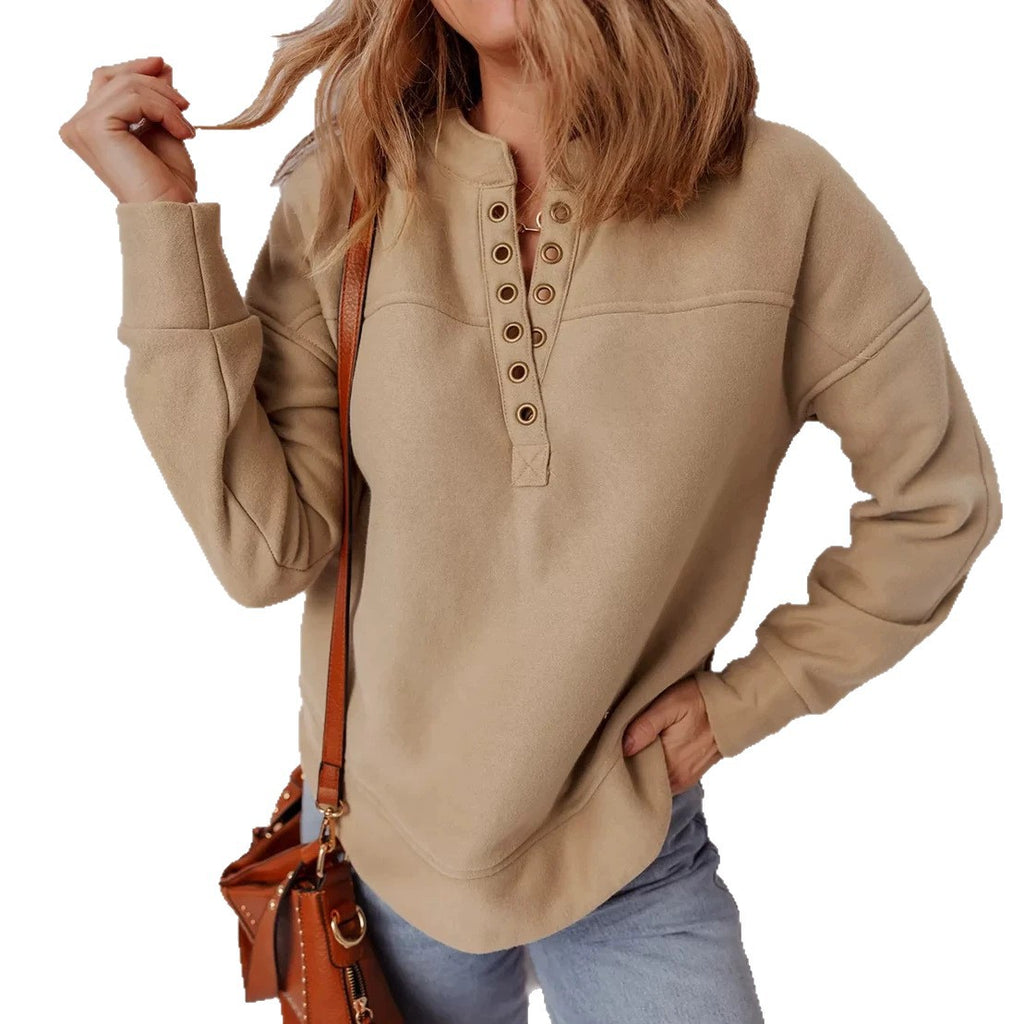 Sudadera de mujer con hombros caídos – Suave y cómoda