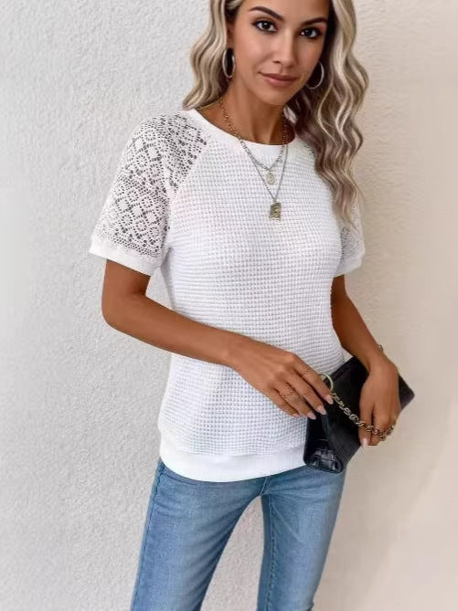 Top donna traforato in pizzo - Leggero e femminile
