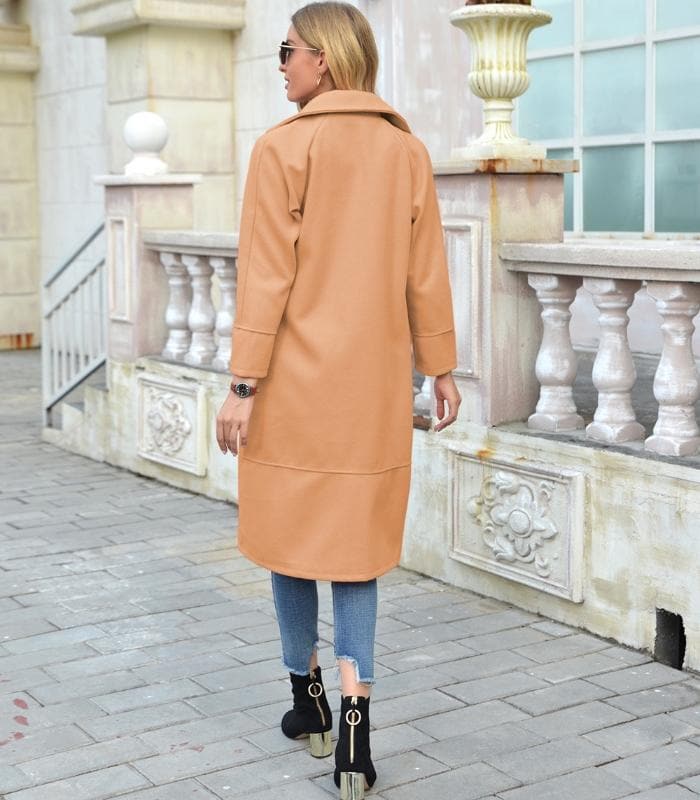 Cappotto lungo da donna di qualità premium: elegante e caldo