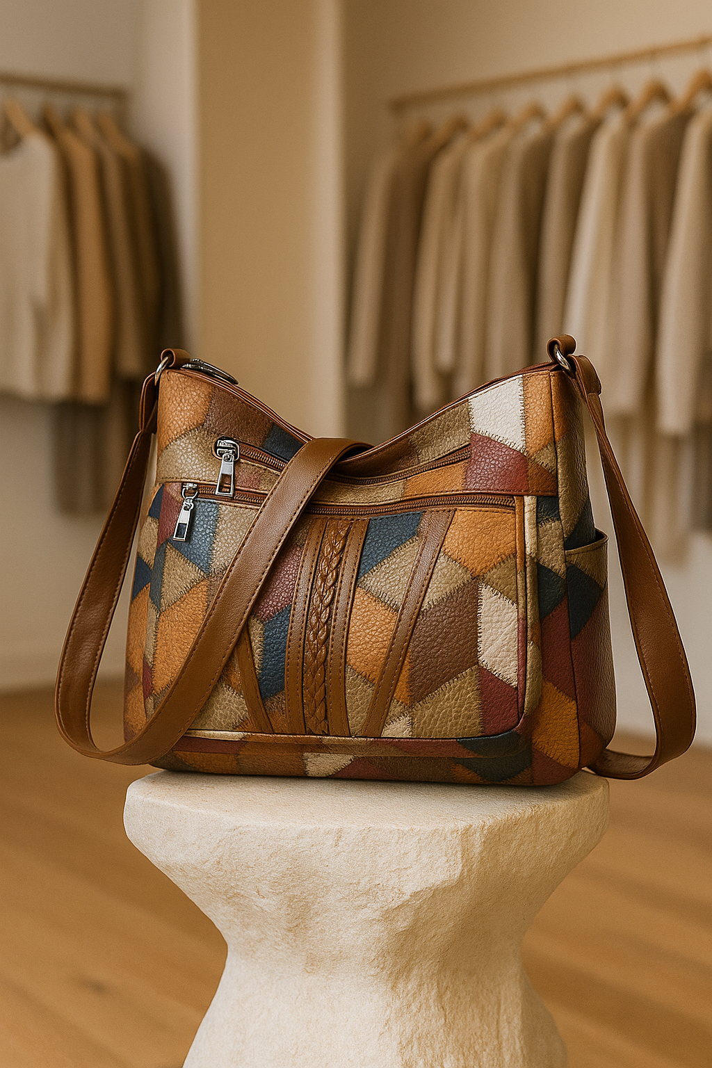 Borsa Donna Elegante in Stile Pelle – Stile Classico per Tutti i Giorni