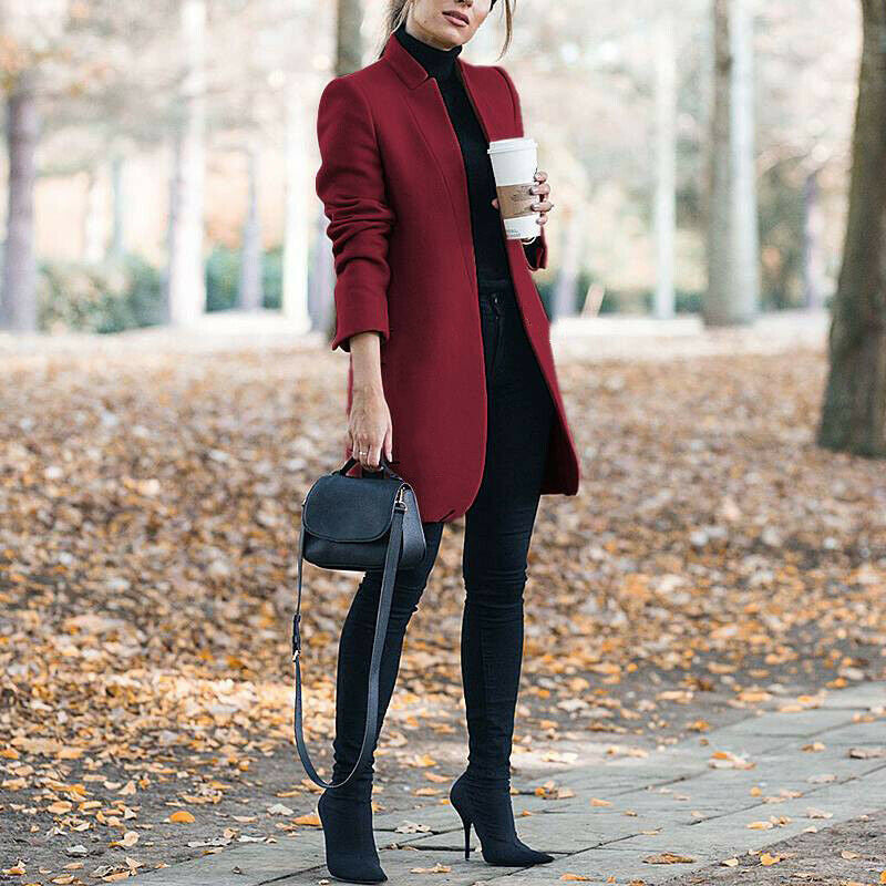 Cappotto semplice ed elegante da donna
