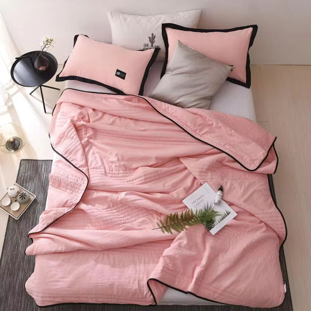 Coperta rinfrescante ipoallergenica - Leggera e lavabile in lavatrice, comfort ottimale per chi dorme al caldo, 200x150 cm